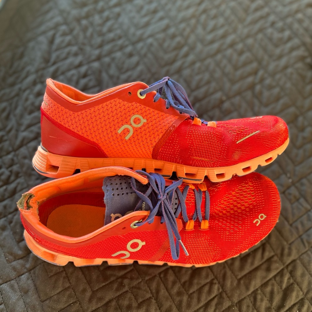 On cloud athletic shoes